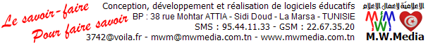 M.W.Media ... Le premier crateur de logiciels ducatifs tunisiens